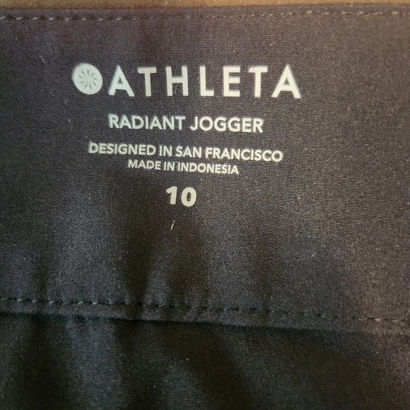 EUC ATHLETA RADIANT JOGGERS TORTUGA OLIVE SIZE 10 - Picture 9 of 12